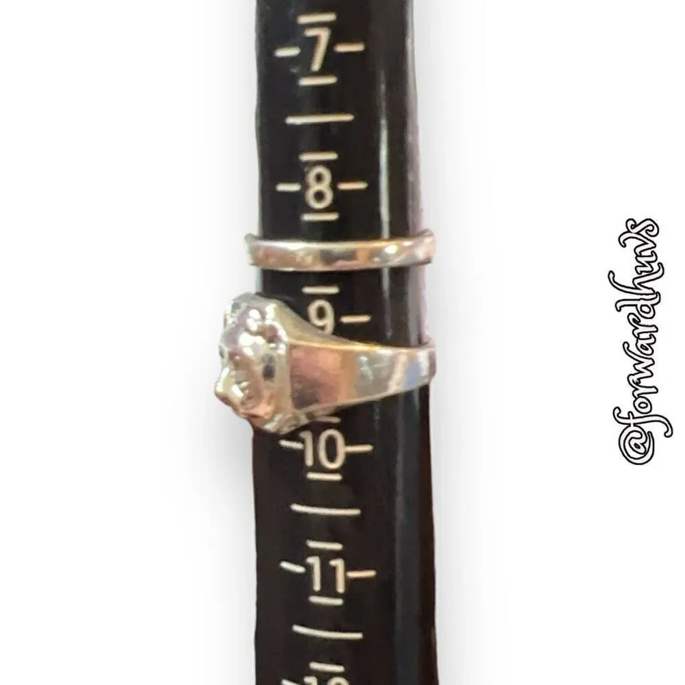 Bundle Sale 3 for $15 | (4) Silver Tone Animal Rings  | Various Sizes